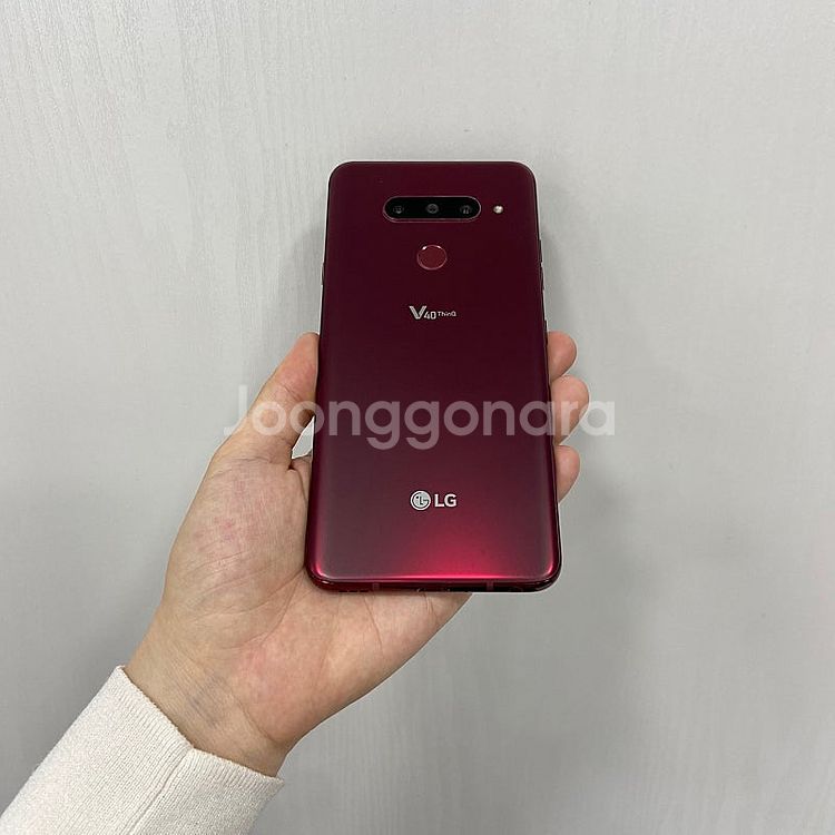 04657 V40 ThinQ 레드 128GB 부산 중고...--3