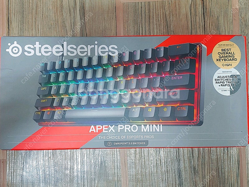 스틸시리즈 Apex Pro Gen3 mini 키보드 새...--0