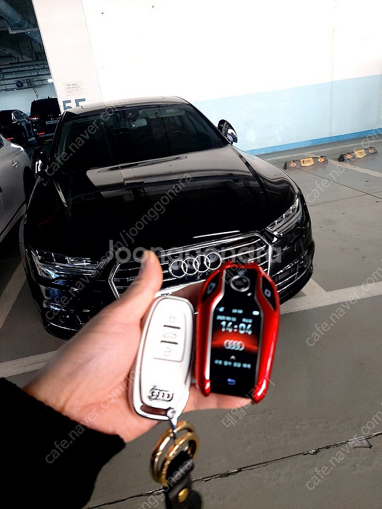 아우디 A7 다양한 연식 자동차키를 최신형 BMW 타입...--2