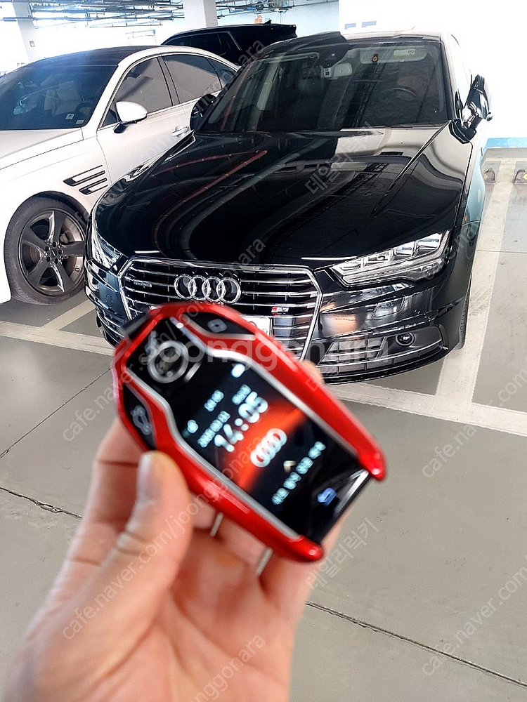 아우디 A7 다양한 연식 자동차키를 최신형 BMW 타입...--4