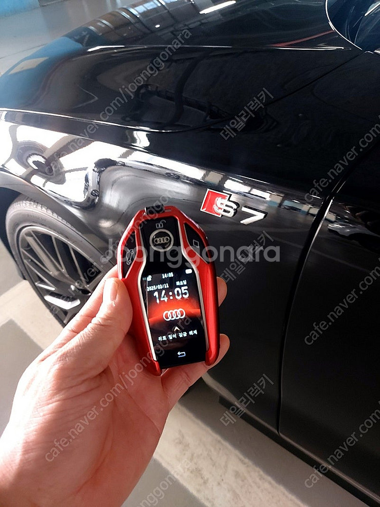 아우디 A7 다양한 연식 자동차키를 최신형 BMW 타입...--5