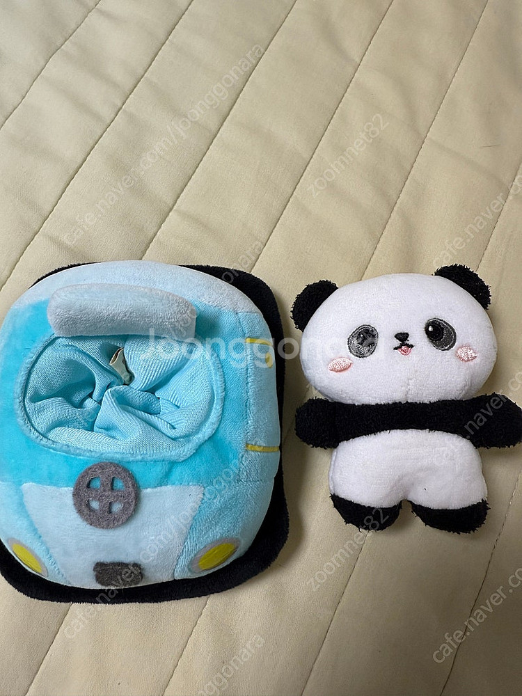 에버랜드에서 구매한 정품 팬더범퍼카 인형입니다 깨끗해요--1
