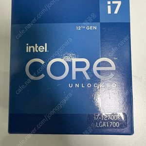 인텔 i7 12700k 인텔정품