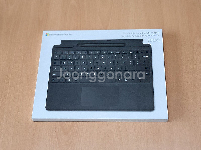 [단순개봉]Microsoft 서피스프로8 블랙타입커버 ...--3