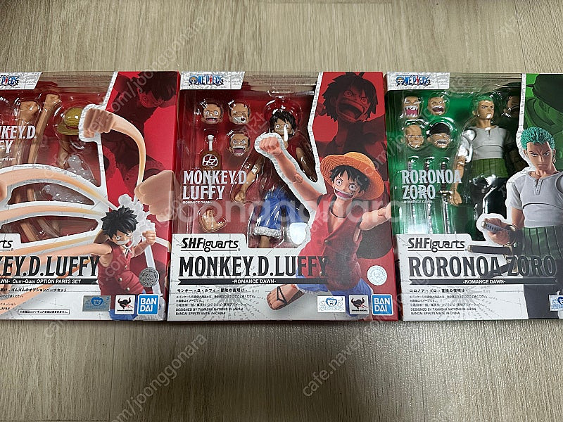 shf 조로 & 루피 & 옵션파츠 세트--0