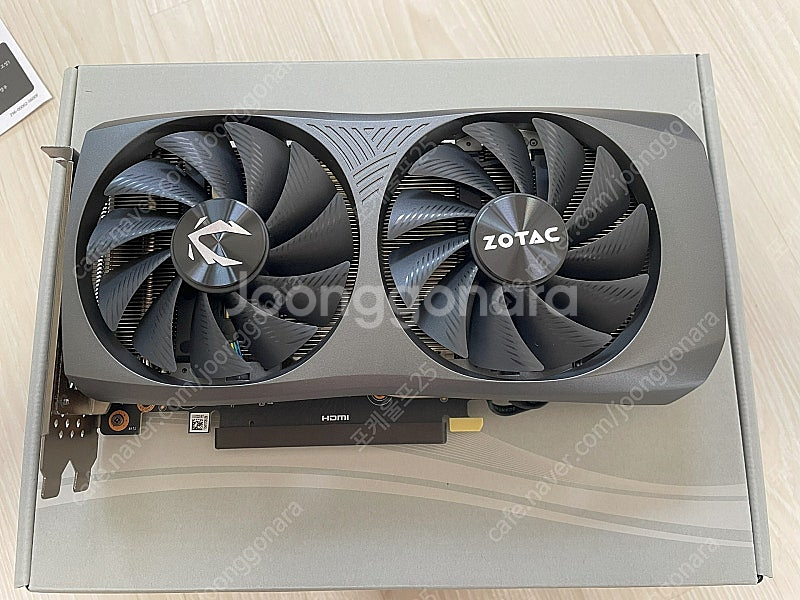 조텍 ZOTAC 4060ti 팝니다.--5