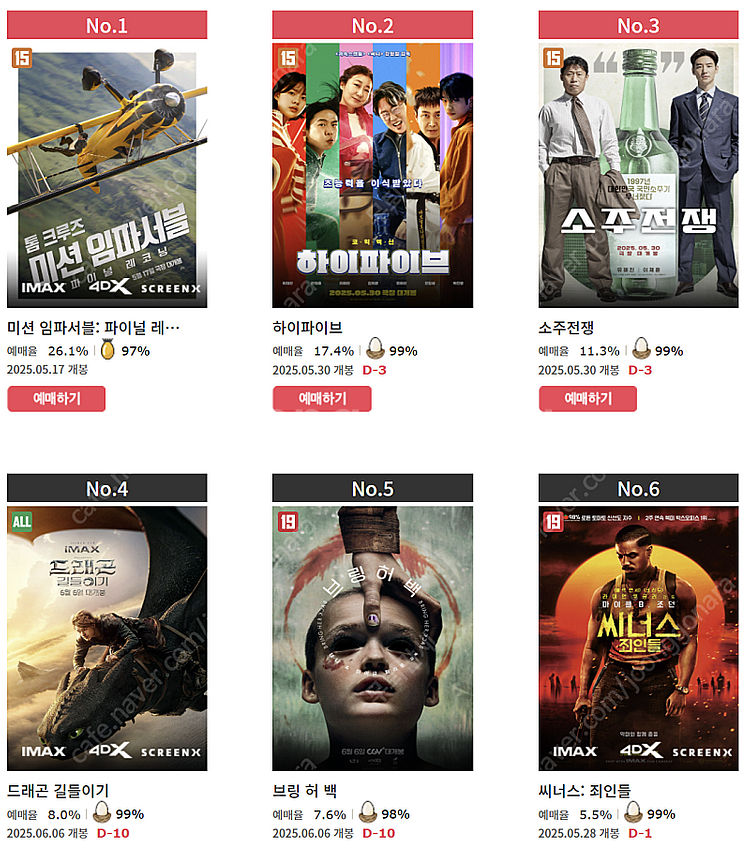 CGV 영화예매 1인 8,000원 / 2인 16,000...--0