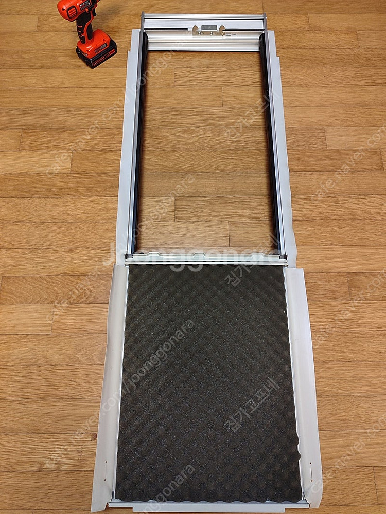토요토미 창문형 에어컨(일제, 110v)+도란스--4