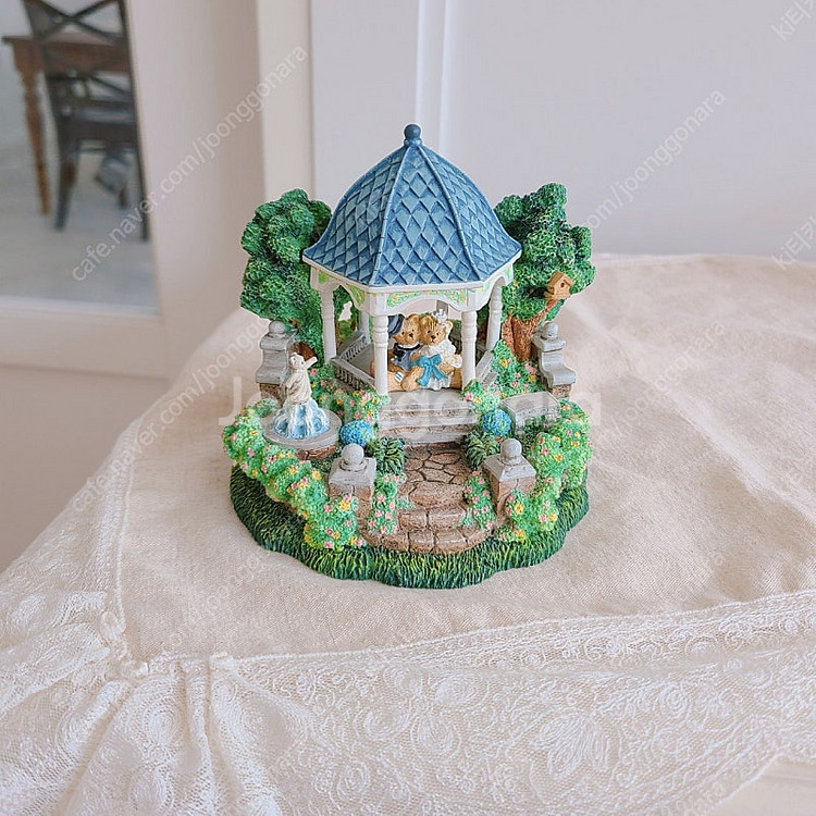 체리쉬드테디즈 웨딩 정원 테디베어 빈티지 피규어 앤틱 인테리어--2