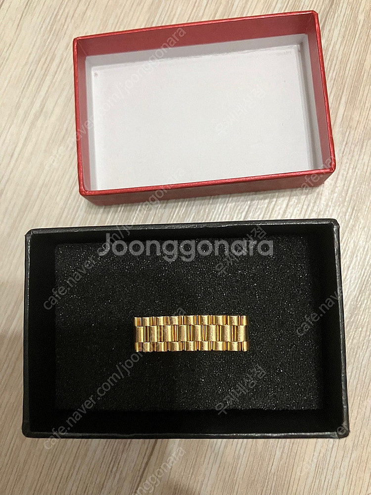 18k 로렉스 체인 금반지--0