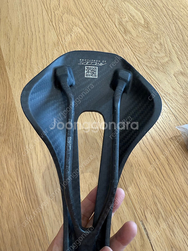 브롬톤 H&H 펜타클립 + 3d 카본레일 안장 + 홀더--2