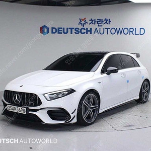 벤츠 A클래스 중고 A클래스 벤츠 중고 흰색 2020년식 41,718km AMG A45 4MATIC+ 해치백 중고차구매