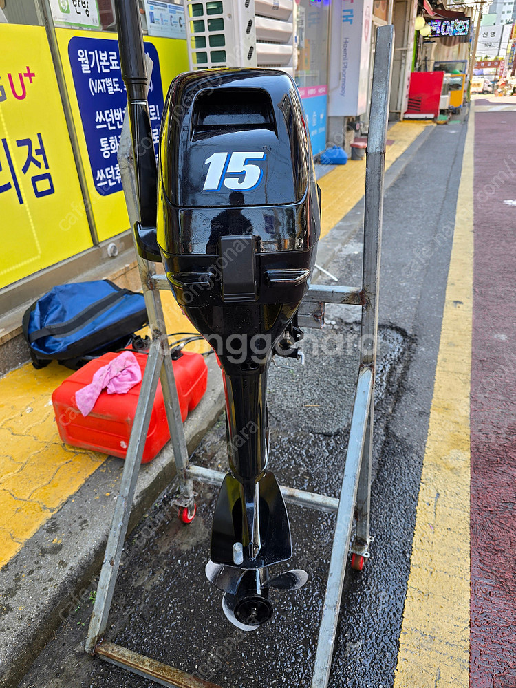 스즈키 선외기15마력 가격인하 판매합니다--5
