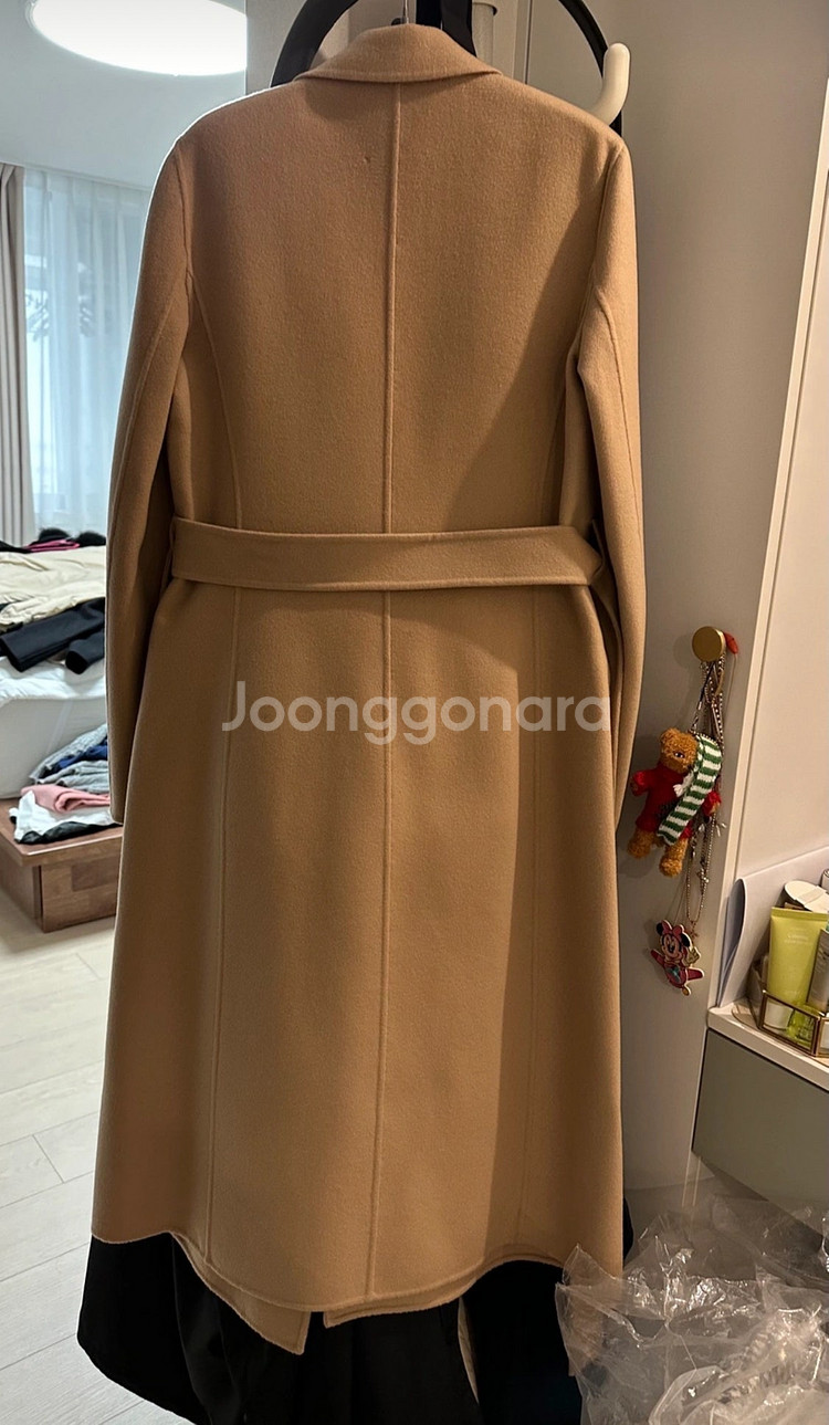 띠어리 베이지 캐시미어 롱코트 S--1