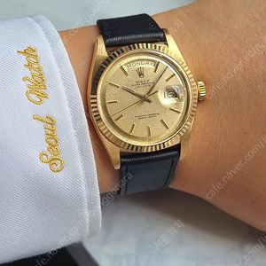 [정품] 롤렉스 데이데이트 36 린넨다이얼 18K 옐로우골드 금통 빈티지 (Rolex Day-Date 36 Linen 18K Solid YG Vintage)