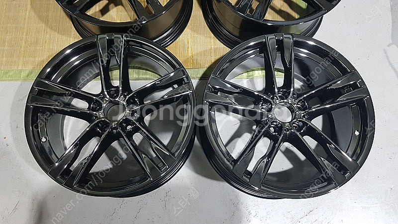 bmw 373m 정품 유광블랙 20인치 순정휠 대품판매...--2