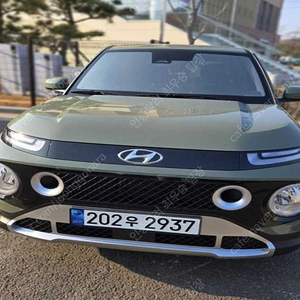 경차 중고 캐스퍼 중고 가격 소형SUV 중고 녹색 2023년식 13,895km 1.0 가솔린 터보 모던 중고자동차