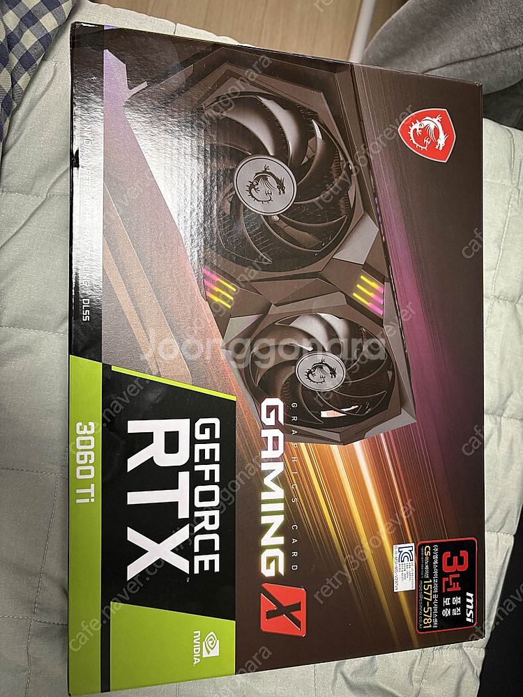 MSI RTX 3060ti GAMING X 8GB 판매--1