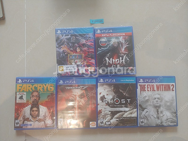 무료배송 북미판 ps4 타이틀 6개 일괄판매 철권7 고...--0