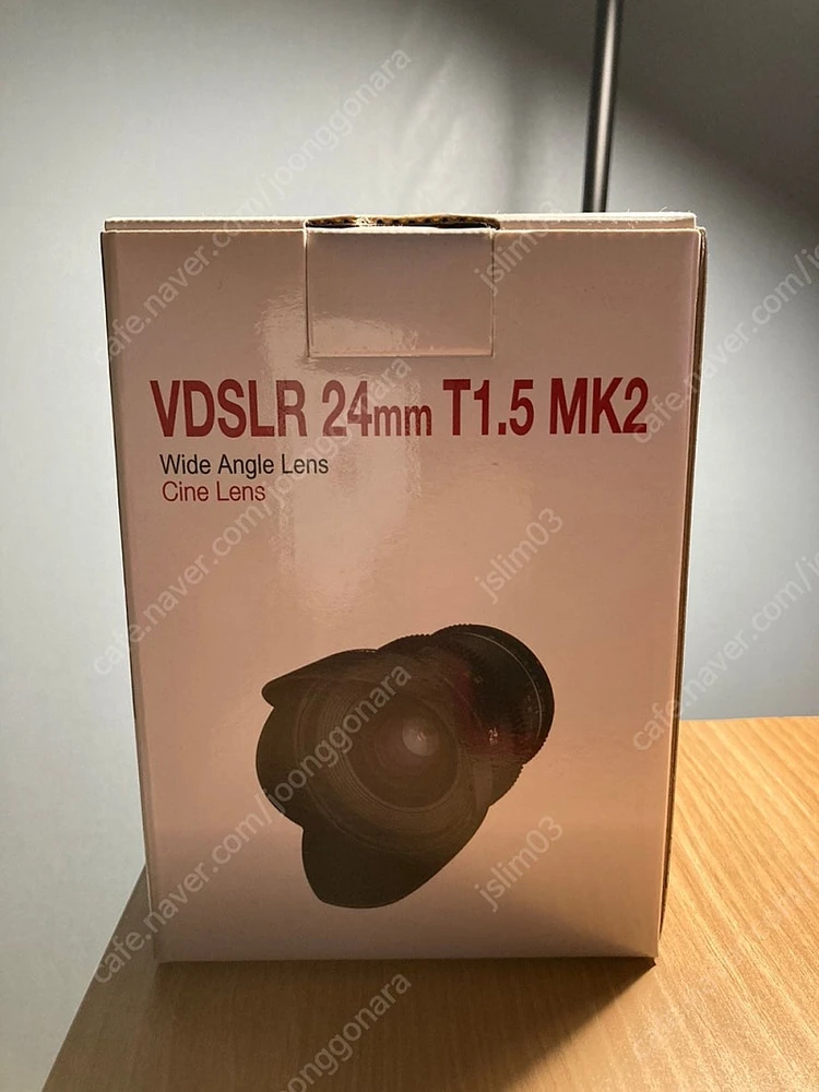 삼양 VDSLR 24mm T1.5 MK2 풀프레임 영상용 씨네 렌즈 팝니다!! (캐논 EF 마운트) 이미지