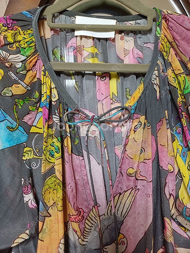 정품 쟈딕앤볼테르 테레사 프린트 카우보이 블라우스 XS...--8