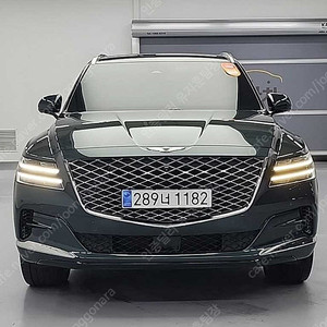 제네시스 GV80 중고차 할부 제네시스 중고차 SUV 중고차 중고 가격 녹색 2022년식 84,498km 디젤 3.0 AWD 중고차이자