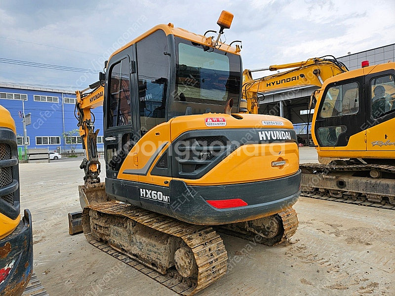 현대 HX60MT 2019년식 코끼리집게 회전라인 발판...--4