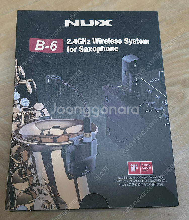 nux B-6 색소폰무선마이크 팝니다.--0