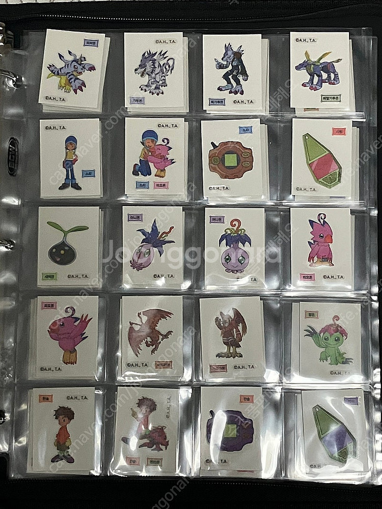 디지몬 젤리씰 디지몬 젤리 띠부띠부씰 선택받은아이들세트...--1
