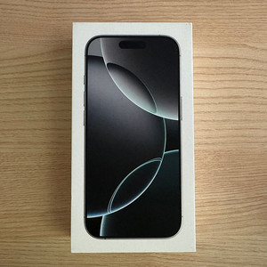 아이폰16 Pro 128GB 화이트 티타늄 미개봉 새제품 [세종, 대전]