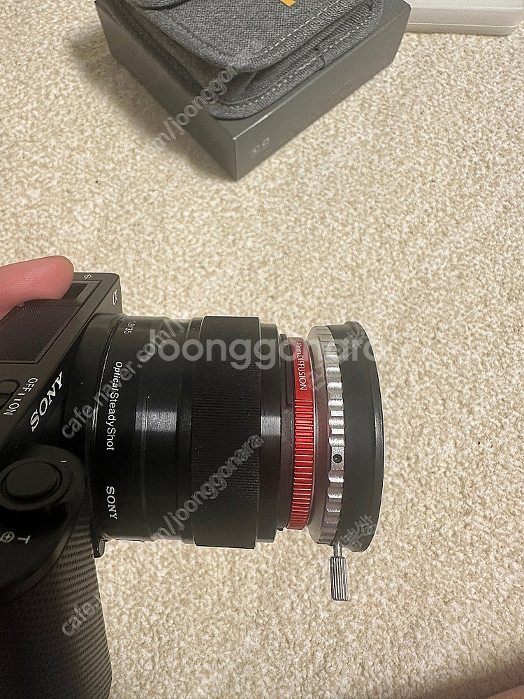 카메라 ZV-E10 + 단렌즈35mm + 짐벌 + 필터 일괄 판매합니다.--5