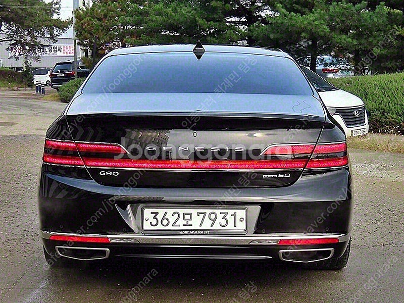 제네시스 G90 중고차 가격 제네시스 중고 검정색 20...--5