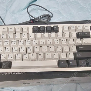 앱코 AN06F TKL PBT 기계식 게이밍 키보드 레트로 베이지 저소음 갈축