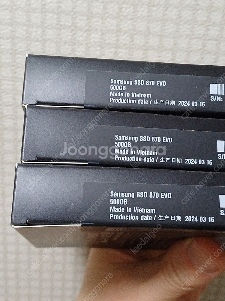 삼성 ssd 870evo 500gb 미개봉 새제품. 창...--1