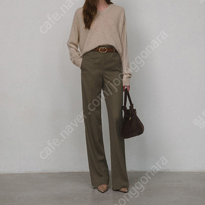 Elborn / 엘보른 팬츠 / 엘보른 isla slit trousers / 엘보른 트라우저 / 36 사이즈 - 택포 3.5