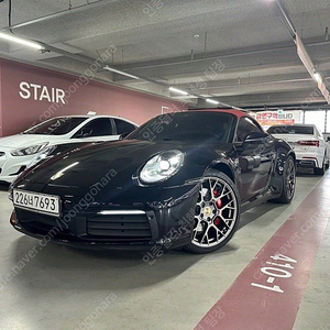 포르쉐 중고 911 중고 카레라 4S 카브리올레 중고 포르쉐 검정색 2020년식 21,878km 카레라 4S 카브리올레 24시간 상담가능