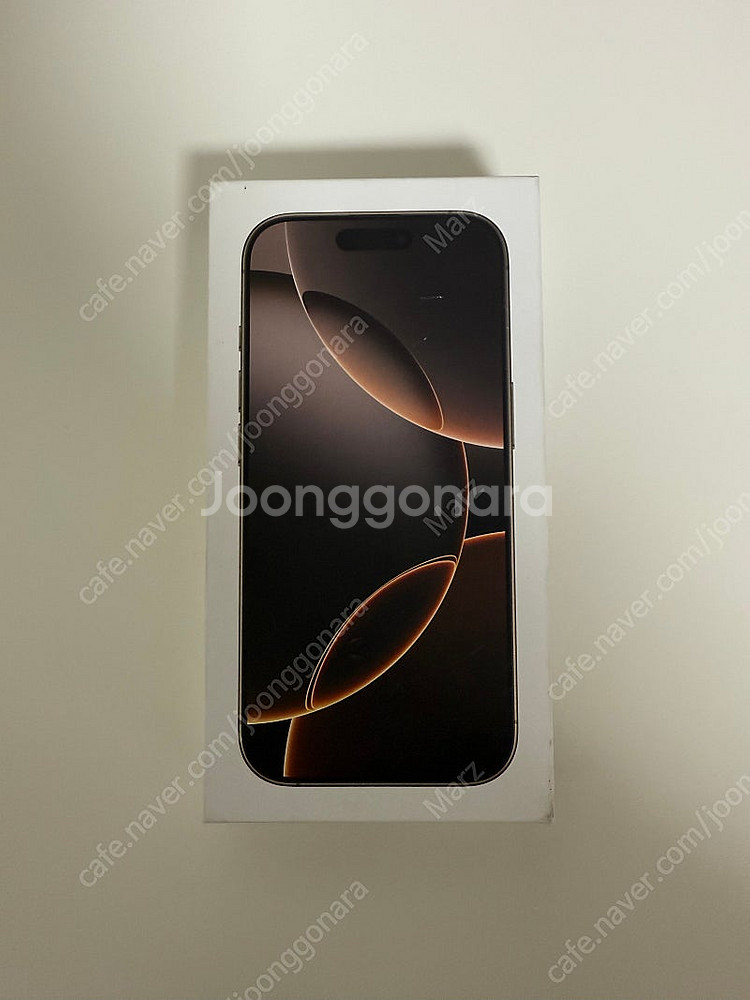 아이폰16프로 256GB 데저트티타늄 자급제 단순개봉--0