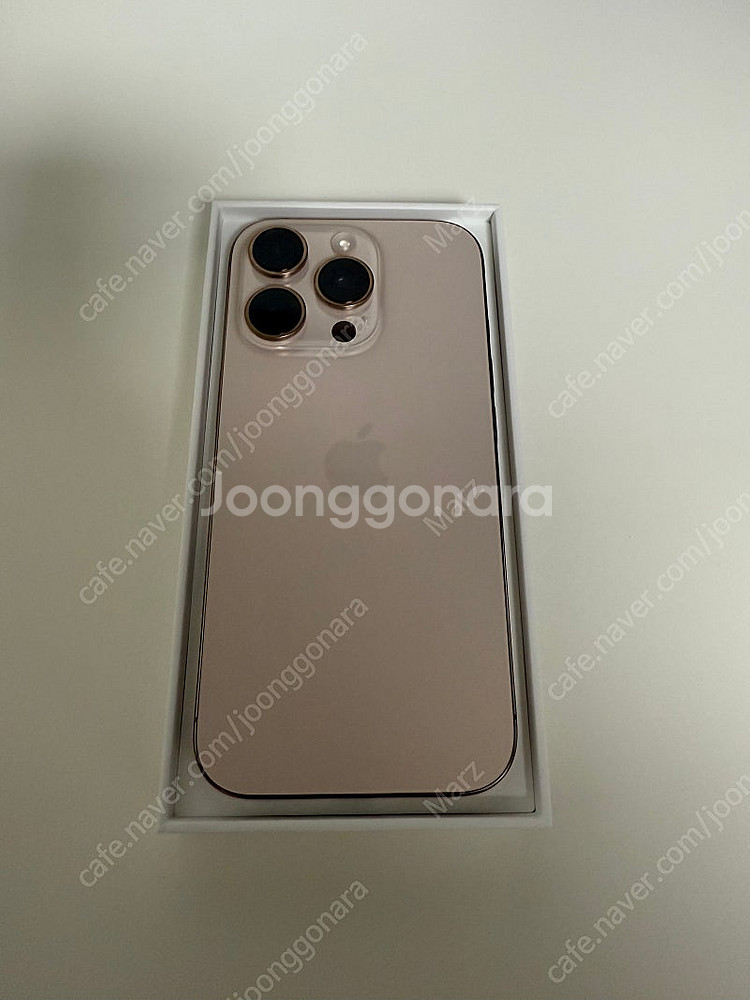 아이폰16프로 256GB 데저트티타늄 자급제 단순개봉--1