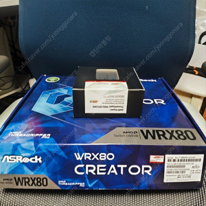 스레드리퍼 프로 5975WX 미개봉 + ASRock WRX80 Creator 미사용 + 킹스톤 DDR4 ECC REG 8x16GB pc3200