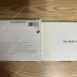 [Original 영국산 CD!!!] The Beatles WHITE ALBUM double CD 비틀즈 화이트 앨범 2-CD Made in UK