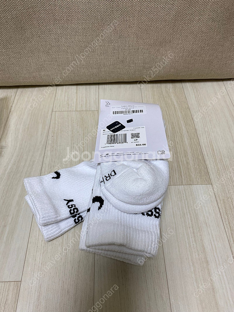 [M] 나이키 x 스투시 양말 화이트 (3개입)--1