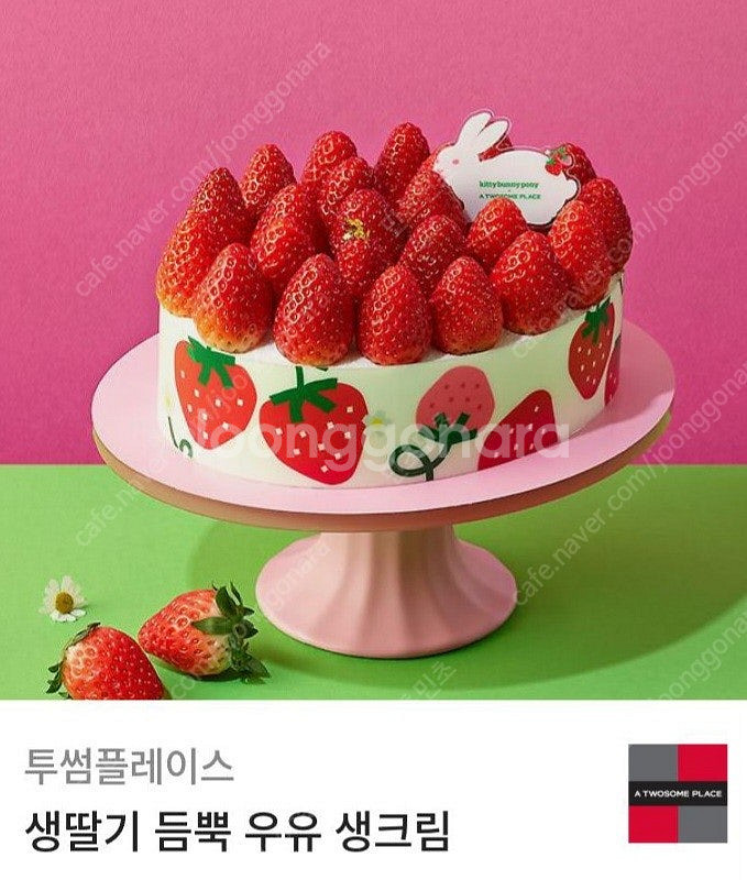 투썸플레이스 생딸기 듬뿍 우유생크림 케이크 판매합니다....--0