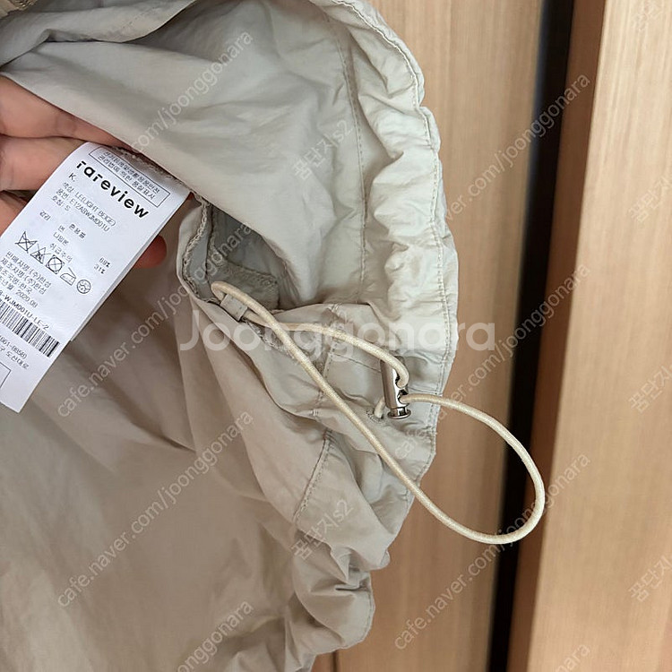 한섬 레어뷰 20년 바스락 스트링 자켓 점퍼 바람막이 ...--6