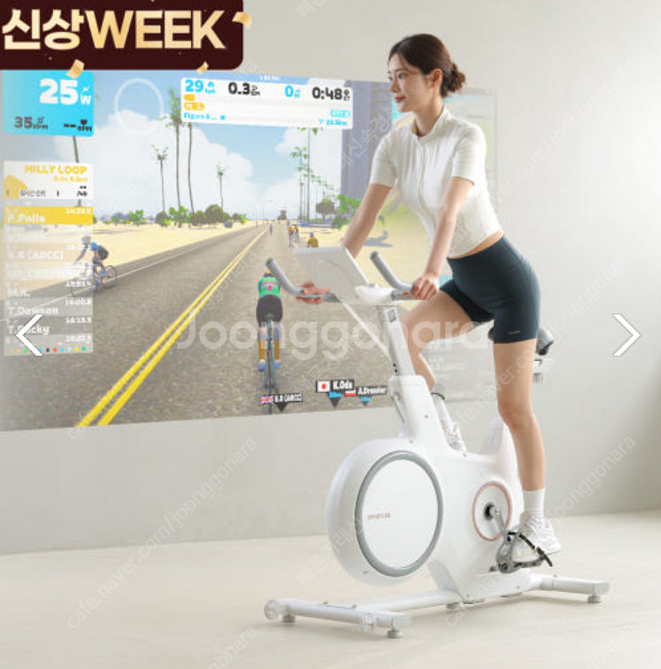 스포틀러 오브제 메타 ERG 스핀바이크 실내 자전거 가...--2
