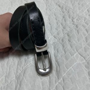 아워레가시 레더블랙 벨트 2cm