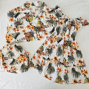 아기랑 커플룩 휴양지룩