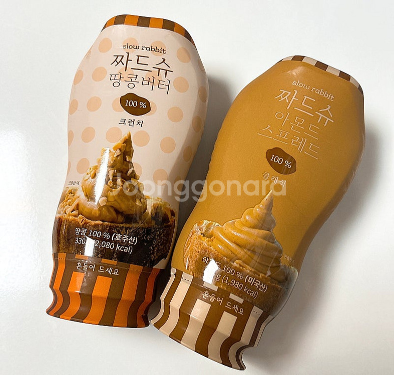 (미개봉새제품)짜드슈 아몬드 스프레드&땅콩버터 330g...--0