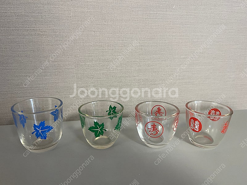 빈티지 근대사 소주잔 레트로--2