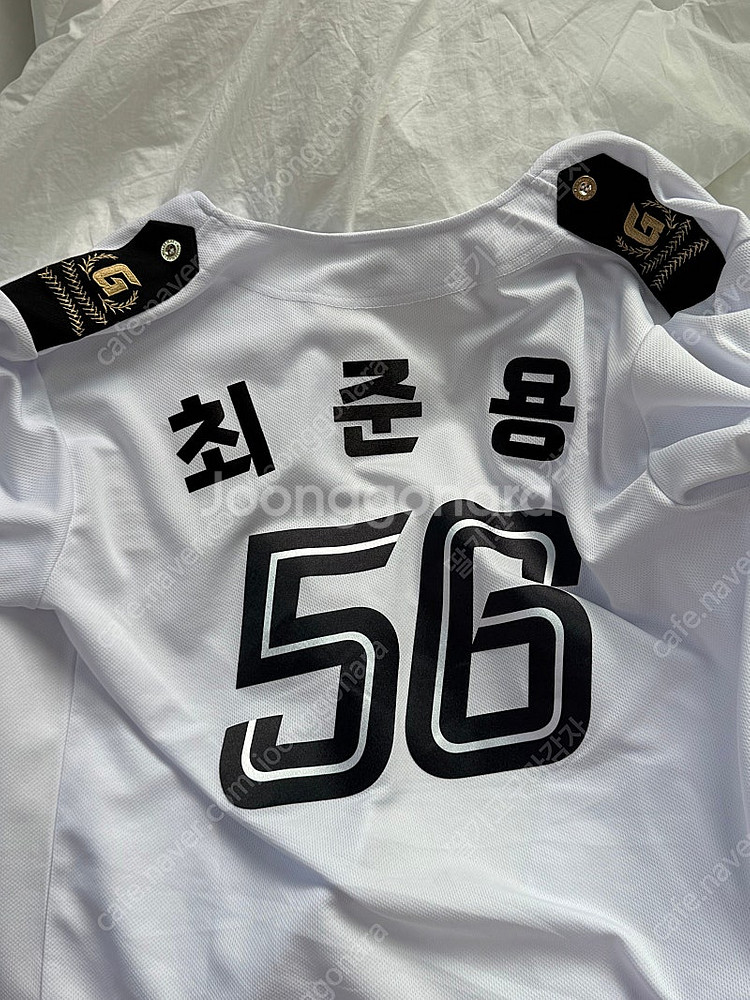 롯데자이언츠 밀리터리 어센틱 유니폼 100 최준용 마킹--1
