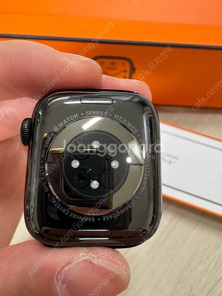 애플워치7 에르메스 누아르 41mm 리퍼 새제품--2